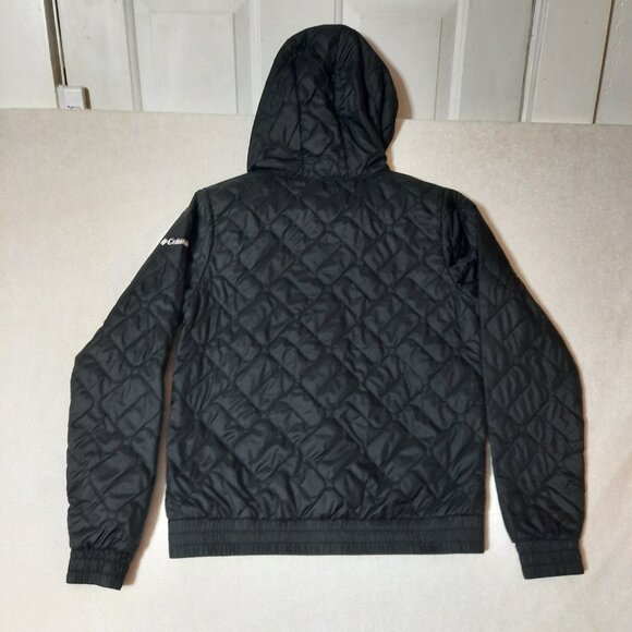 COLUMBIA Womens Sweet View Insulated Bomber, Black Lightweight Puffer Jacket LN - Picture 5 of 11